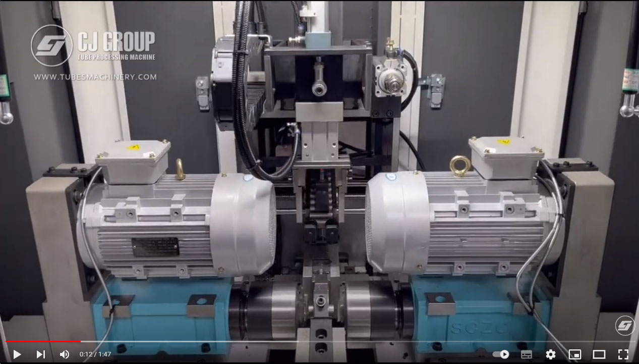 Video: CNC Chamfering Machine, CNC Double Head Chamfering Machine